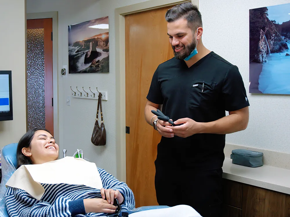 Dr. Josh Interacting With A Patient